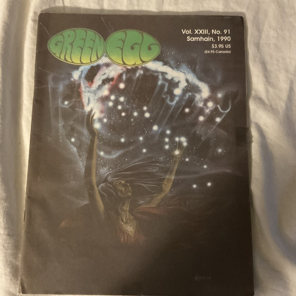 GREEN EGG MAGAZINE  Vol 23 # 91 Samhain 1990 Nov.